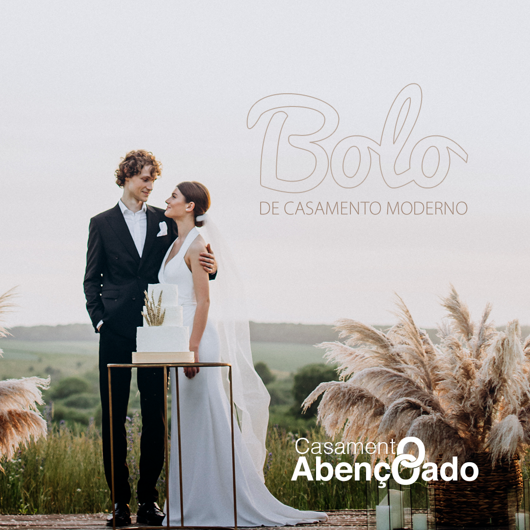 Bolo de casamento Moderno